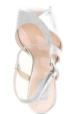 Sandali con tacco 4580 Argento-PITTARELLO LOVE Hot