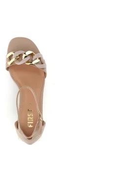 Sandali con Tacco 1905 Nude-THE FIRST New