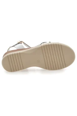 Sandali con zeppa bassa e fasce Bianchi incrociati FW10172-PITTARELLO SUN Best