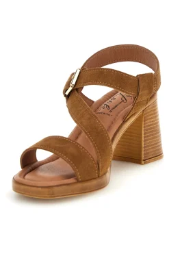 Sandali Cuoio con tacco e fibbia MK3909214-PITTARELLO LOOK