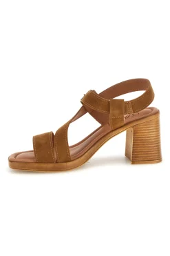 Sandali Cuoio con tacco e fibbia MK3909214-PITTARELLO LOOK