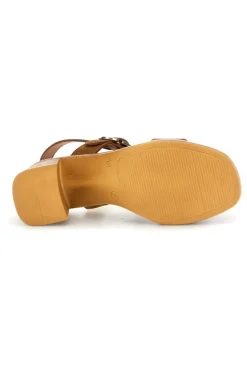 Sandali Cuoio con tacco e fibbia MK3909214-PITTARELLO LOOK