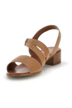 Sandali cuoio in vera pelle con cinturini e fibbia 243050-PITTARELLO LOOK Outlet