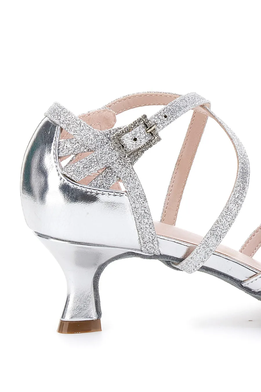 Sandali Da Ballo Argento Con Suola In Pelle 1460503-MON DIEU Sale