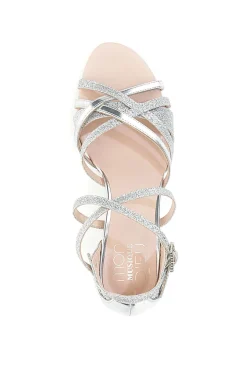 Sandali Da Ballo Argento Con Suola In Pelle 1460503-MON DIEU Sale