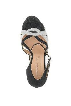 Sandali da Ballo Neri Con Suola In Vera Pelle 4184-THE FIRST DANCE Hot