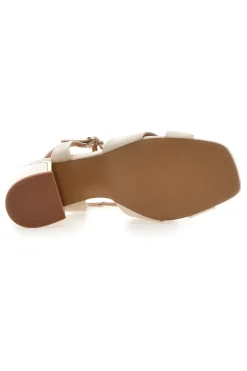 Sandali Eleganti con Tacco Largo e Dettaglio Gioiello Marcella Burani 51211-MARIELLA BURANI Online