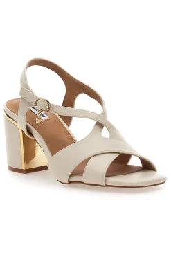 Sandali Eleganti con Tacco Largo e Dettaglio Gioiello Marcella Burani 51211-MARIELLA BURANI Online