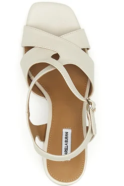 Sandali Eleganti con Tacco Largo e Dettaglio Gioiello Marcella Burani 51211-MARIELLA BURANI Online
