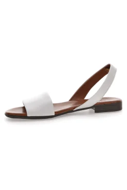 Sandali Flat Bianchi Con Sottopiede In Pelle 225140-PITTARELLO LOOK Hot