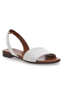 Sandali Flat Bianchi Con Sottopiede In Pelle 225140-PITTARELLO LOOK Hot