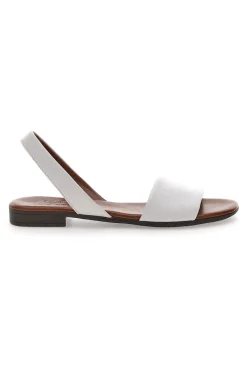 Sandali Flat Bianchi Con Sottopiede In Pelle 225140-PITTARELLO LOOK Hot