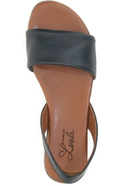 Sandali Flat Neri In Pelle 225140-PITTARELLO LOOK Best