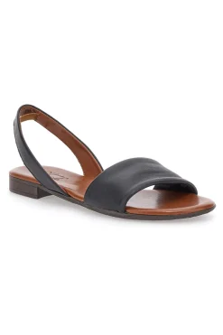 Sandali Flat Neri In Pelle 225140-PITTARELLO LOOK Best