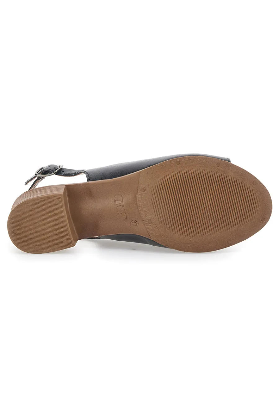 Sandali Flat Neri In Vera Pelle Con Tacco 4 Cm 243065-PITTARELLO LOOK Sale