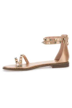 Sandali Flat Oro Rosa Con Borchie Me & Me 2535-ME u0026 ME Hot