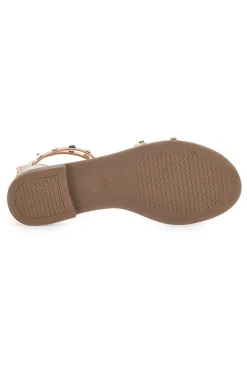 Sandali Flat Oro Rosa Con Borchie Me & Me 2535-ME u0026 ME Hot