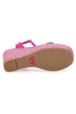 Sandali Con Cinturino e Zeppa 10 cm 1402-BETTYFLOWERS