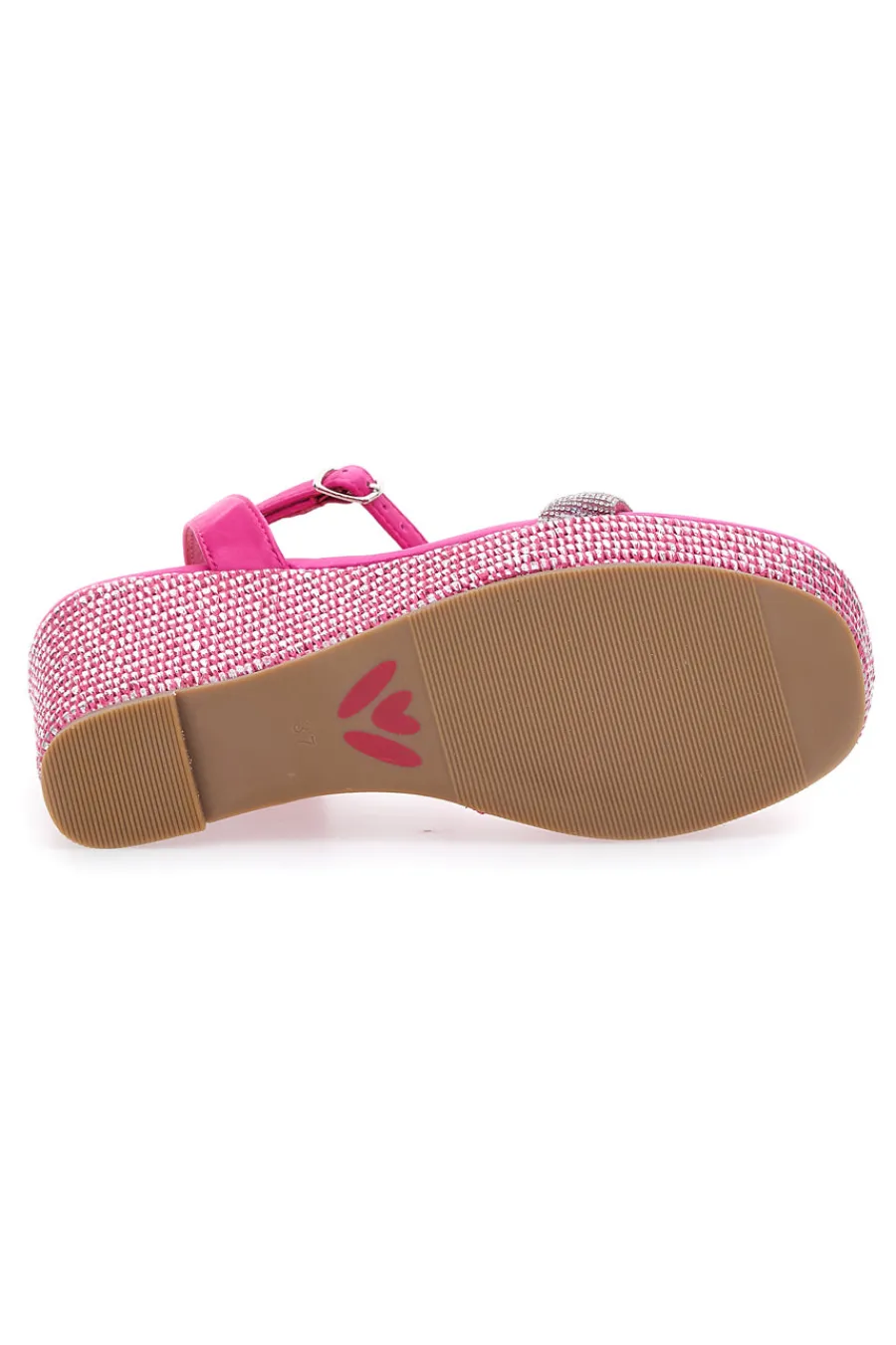 Sandali Con Cinturino e Zeppa 10 cm 1402-BETTYFLOWERS