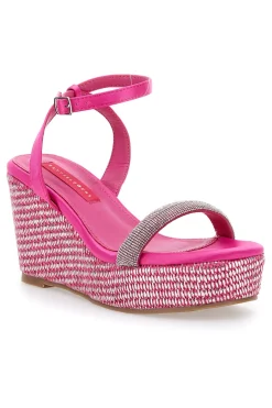 Sandali Con Cinturino e Zeppa 10 cm 1402-BETTYFLOWERS