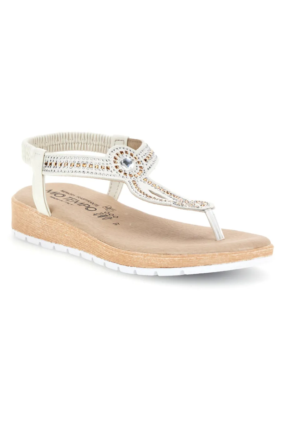 Sandali ghiaccio infradito con strass LR263703-MIO TEMPO Clearance