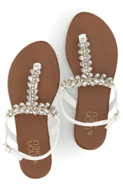 Sandali gioiello infradito PRE3008-MON DIEU Outlet
