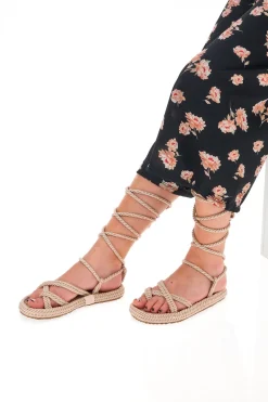 Sandali in Corda 6479 Panna-PITTARELLO Discount