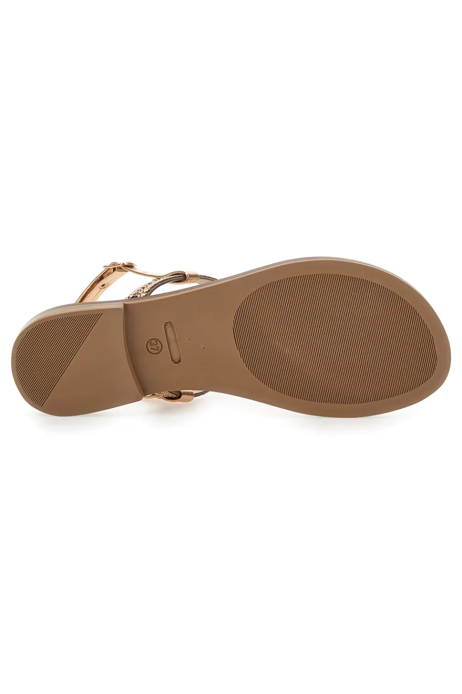 Sandali Infradito Oro Rosa da Donna 5418-LE HAVRE PARIS Clearance