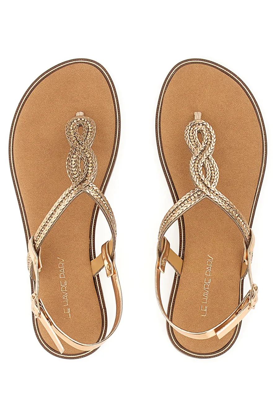 Sandali Infradito Oro Rosa da Donna 5418-LE HAVRE PARIS Clearance