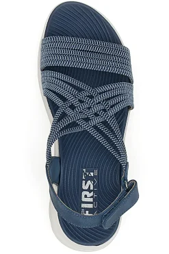 Sandali Jeans Con Tomaia Elastica Effetto Corda Intrecciata 1-FIRST ACTIVE Clearance