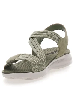 Sandali con Doppia Fascia e Elastico Effetto Corda 2-FIRST ACTIVE Clearance