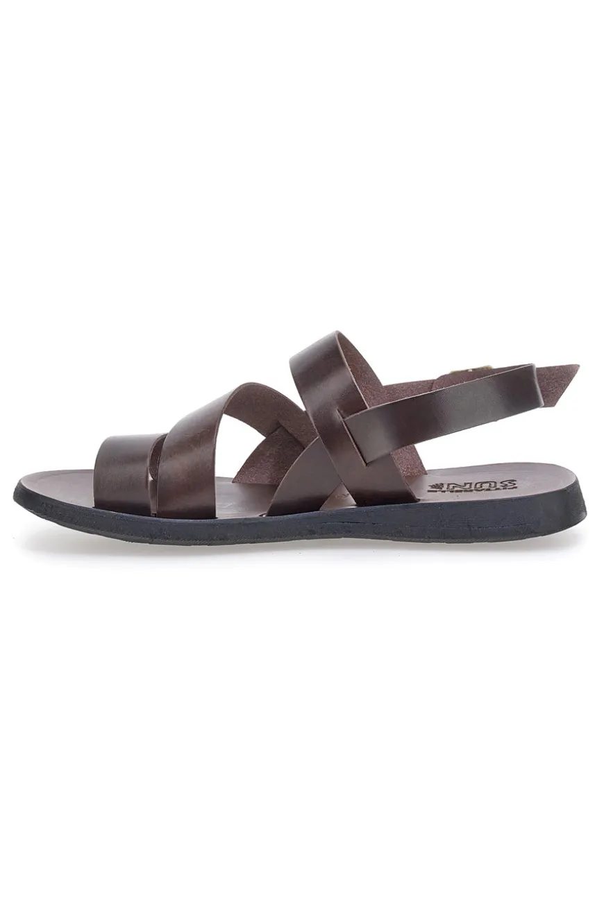 Sandali Marrone in pelle e cuoio Pittarello sun 4451