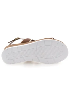 Sandali Marroni con Brillantini e Platform 11075035-PLOCADI