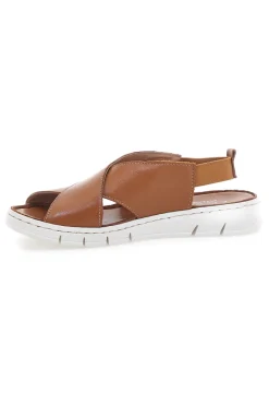 Sandali Marroni con Elastico Posteriore e Tomaia in Pelle 3324229-PITTARELLO FOCUS Sale