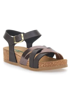 Sandali Marroni con fasce incrociate 293A850SR-PITTARELLO ECO Discount