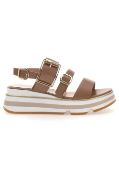 Sandali Marroni Con Platform K11011-MARIELLA BURANI Discount