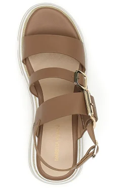 Sandali Marroni Con Platform K11011-MARIELLA BURANI Discount