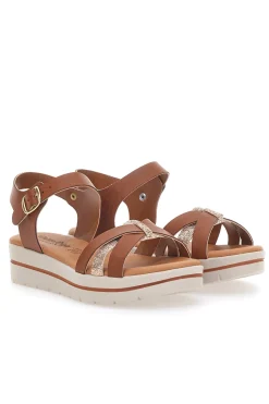 Sandali Marroni Con Platform Made in Italy 1-PRIMA RIGA Hot