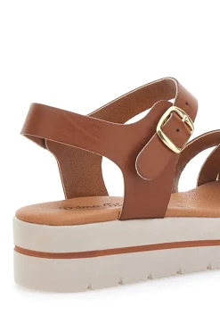 Sandali Marroni Con Platform Made in Italy 1-PRIMA RIGA Hot