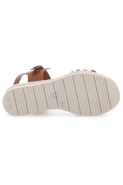 Sandali Marroni con Platform e Tomaia Intrecciata 4-PRIMA RIGA Outlet