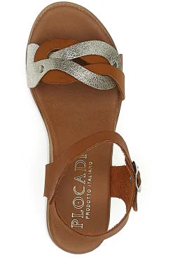 Sandali Marroni Con Platform 4,5 Cm 30017-PLOCADI New