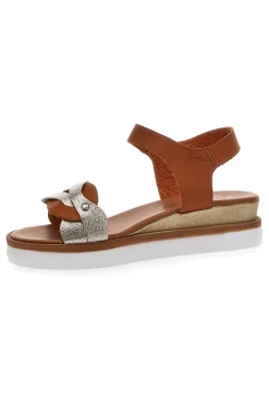 Sandali Marroni Con Platform 4,5 Cm 30017-PLOCADI New