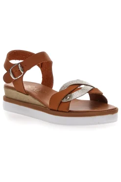 Sandali Marroni Con Platform 4,5 Cm 30017-PLOCADI New