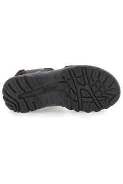 Sandali Marroni Con Strappi in Velcro 1015-CANGURO Hot