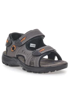 Sandali marroni con strappi regolabili CA1002 da donna-CANGURO New
