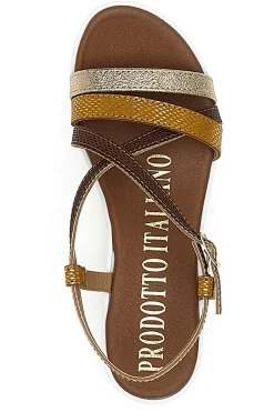 Sandali Marroni Made in Italy 8864-MIO TEMPO Sale