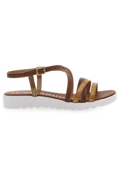 Sandali Marroni Multy Listini Made in Italy 8103-MIO TEMPO Outlet