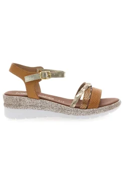 Sandali Marroni con Platform 2495-MIO TEMPO Outlet