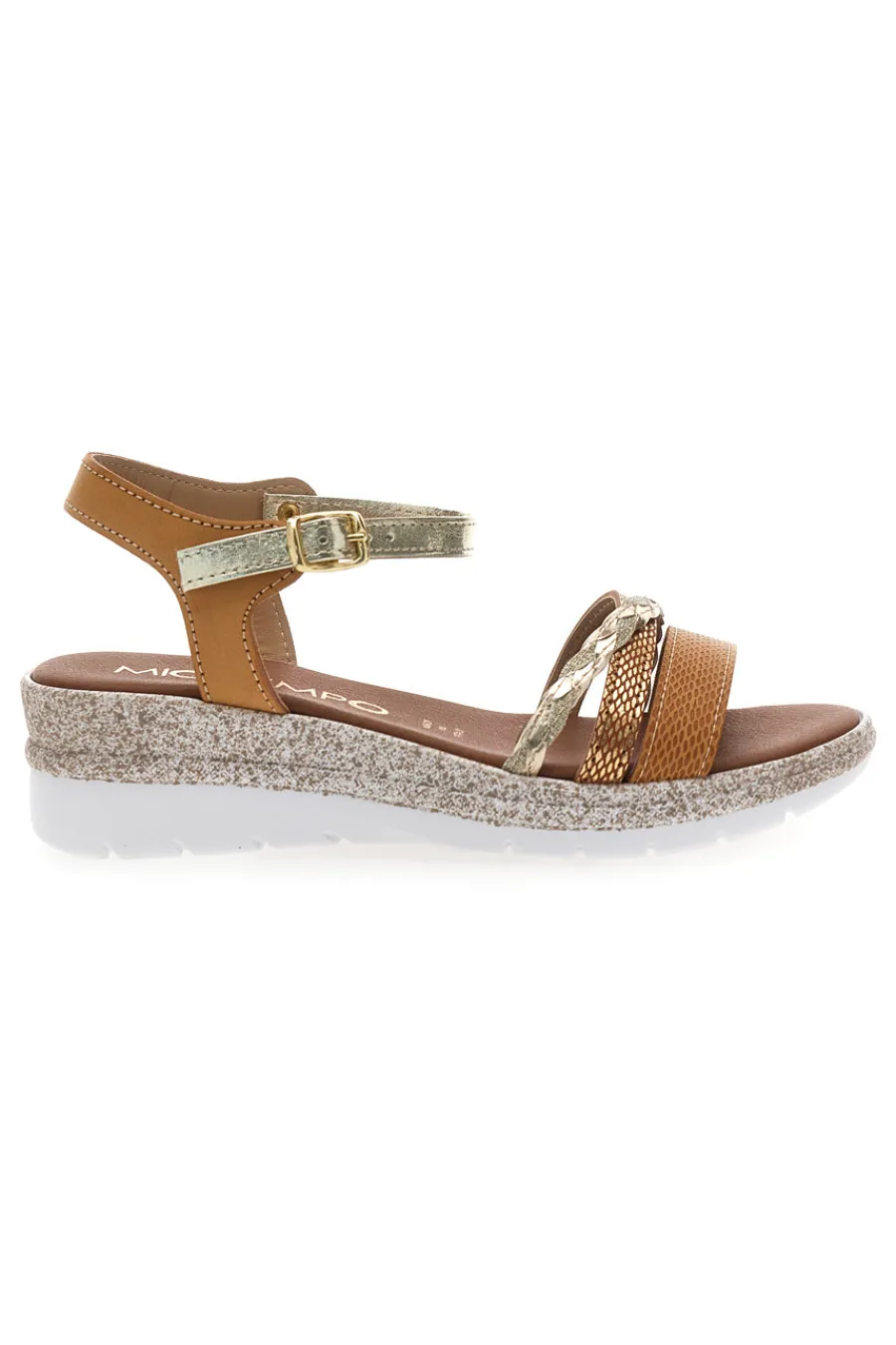 Sandali Marroni con Platform 2495-MIO TEMPO Outlet