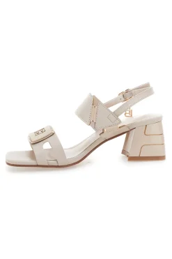 Sandali Natural Con Tacco a Blocco 9039-LAURA BIAGIOTTI Outlet